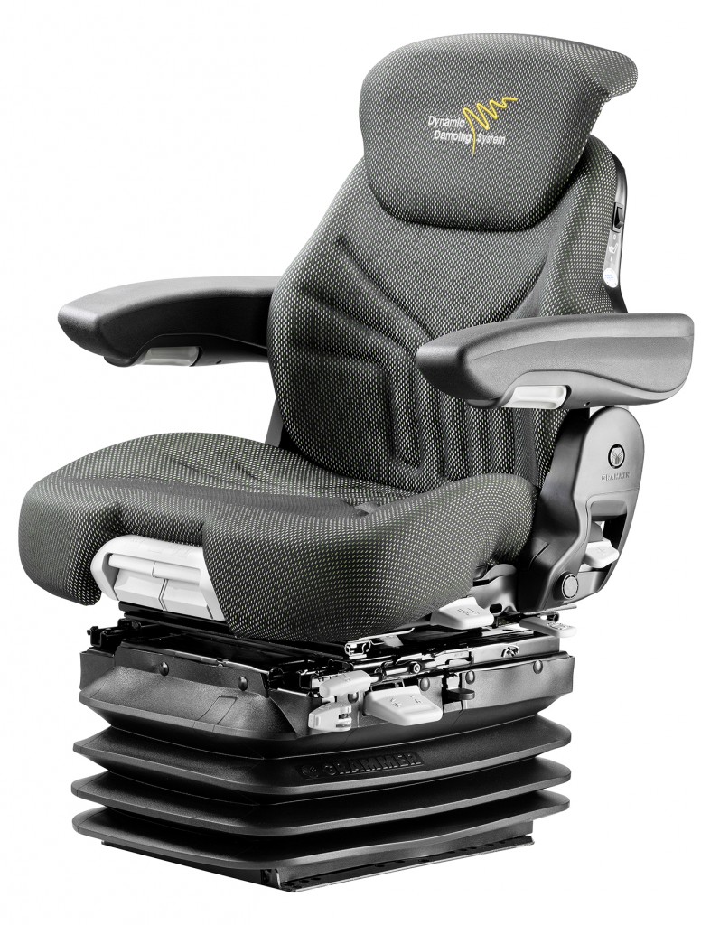 Grammer Seating - Grammer Maximo Dynamic Seat -  For Mid-Size And Large Tractors, Dynamic Damping Air Suspension, Air Assisted Height Adjustment, Automatic Weight Adjustment